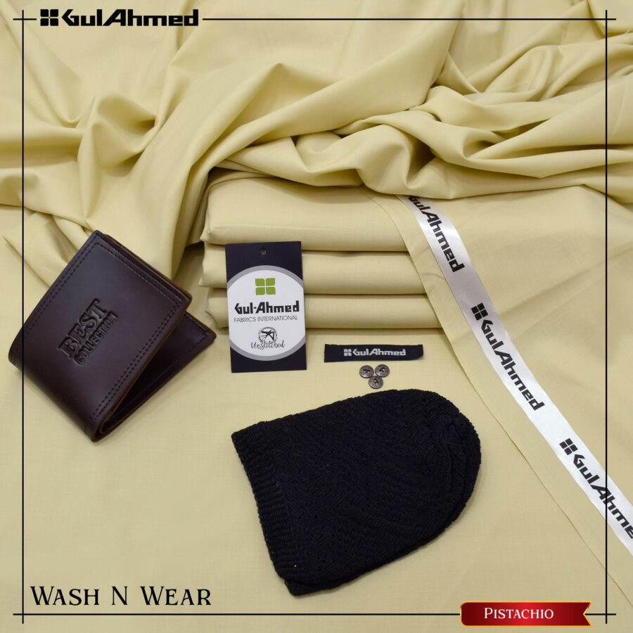 Gorgeous Ramadan Bundle Gul Ahmad Wash Wear Pistacho