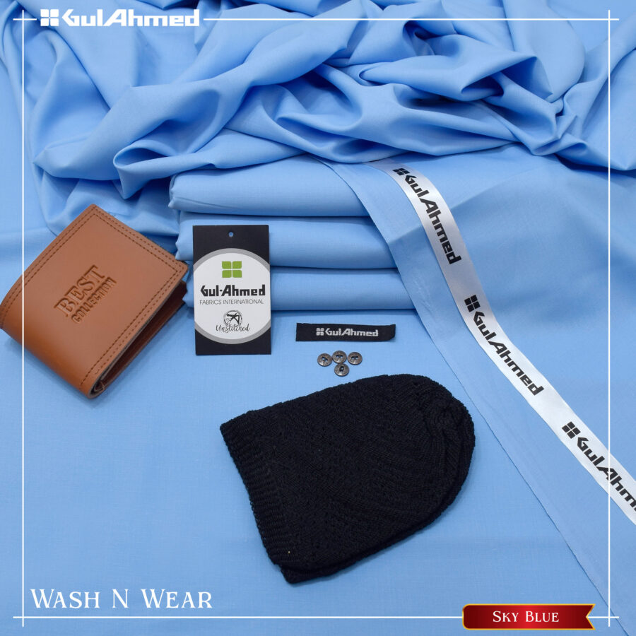 Gorgeous Ramadan Bundle Gul Ahmad Wash Wear Blue