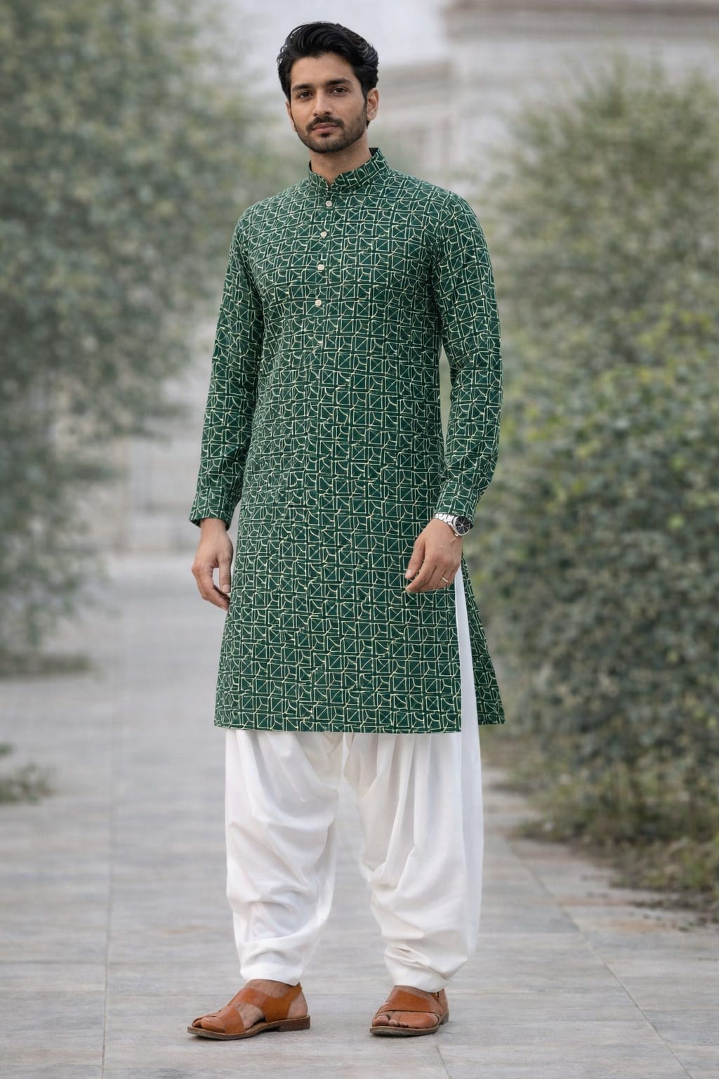 zeeshan fabric kurta for men j (4) Digital printed Kurta by Zeeshan Fabrics - Image 1