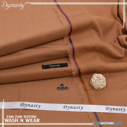 Experience the perfect blend of elegance and comfort with Dynasty Premium RAD Texture. Crafted for modern men, this wash & wear fabric offers a smooth, refined texture with a soft touch that feels light and breathable—ideal for the summer season.