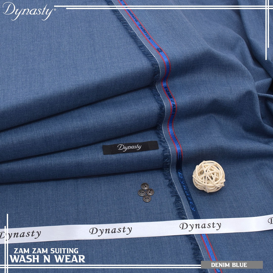 zamzam by dynasty 6 Experience the perfect blend of elegance and comfort with Dynasty Premium RAD Texture. Crafted for modern men, this wash & wear fabric offers a smooth, refined texture with a soft touch that feels light and breathable—ideal for the summer season.