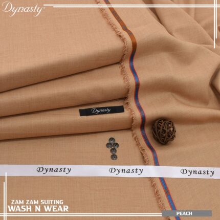 Experience the perfect blend of elegance and comfort with Dynasty Premium RAD Texture. Crafted for modern men, this wash & wear fabric offers a smooth, refined texture with a soft touch that feels light and breathable—ideal for the summer season.