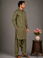 China Bosky Wash Wear Premium Collection For Men | Olive Green - Image 2