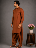China Bosky Wash Wear Premium Collection For Men | Rust Brown - Image 2