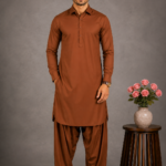 China Bosky Wash Wear Premium Collection For Men | Rust Brown