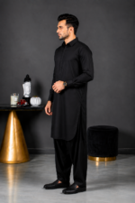 Maharaja Suiting | Warm Black - Image 2
