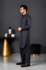 Maharaja Suiting | Charcoal Grey - Image 2