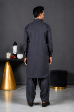 Maharaja Suiting | Charcoal Grey - Image 3