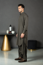 Maharaja Suiting | Dark Olive - Image 2