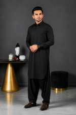 Maharaja Suiting | Jet Black