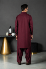 Maharaja Suiting | Mahroon - Image 3