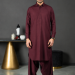 Maharaja Suiting | Mahroon