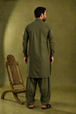 Olive Green - Paradise Cotton - Image 3