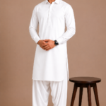 Kasturi Wash Wear Premium Fabric | White