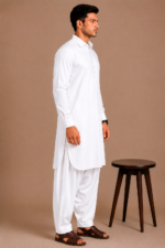 Kasturi Wash Wear Premium Fabric | White - Image 2