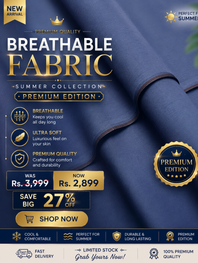 Introducing our Premium Wash Wear Summer Collection – Limited Edition!