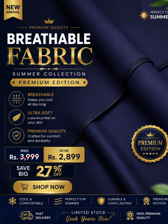 Introducing our Premium Wash Wear Summer Collection – Limited Edition!