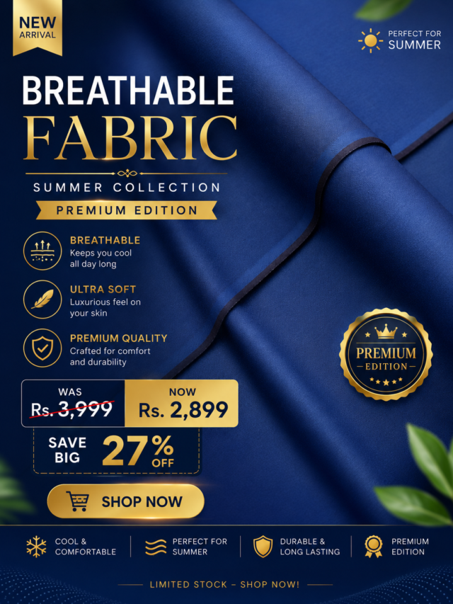 Introducing our Premium Wash Wear Summer Collection – Limited Edition!