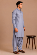 Kasturi Wash Wear Premium Fabric | Grey - Image 2