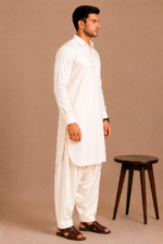 Kasturi Wash Wear Premium Fabric | Off-White - Image 2