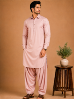 Kasturi Wash Wear Premium Fabric | Baby Pink