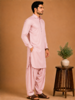Kasturi Wash Wear Premium Fabric | Baby Pink - Image 2