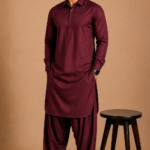 Kasturi Wash Wear Premium Fabric | Wine