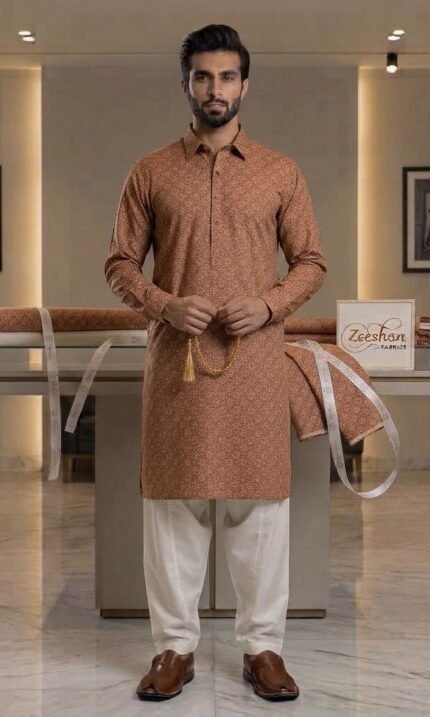 Digital Printed Kurta Shalwar Four Season Fabric
