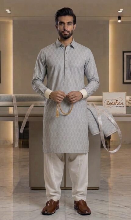 Floral Kurta Shalwar Four Season Fabric